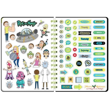 Дневник-планер Kite Rick and Morty на спирали (RM23-438) - Pampik - 5