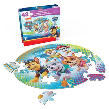 Пазл фігурний Paw Patrol Весела команда, 48 елементів (SM98403/6067570-3) - Pampik - 4