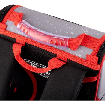 Рюкзак шкільний каркасний Smart PG-11 Football, сірий з чорним (559017) - Pampik - 8