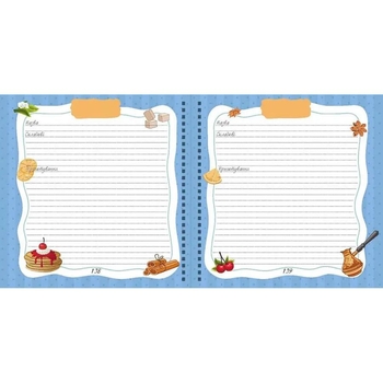 Детские книги Талант Найкращий подарунок Kids menu Книга для запису кулінарних рецептів - Джавахідзе Н. Н.(9726177307241) - Pampik - 9