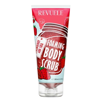 Скраб для тела пенный Revuele Клубника и чиа 200 мл - Pampik