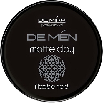 Матовая глина DeMira Professional DeMen Matte Clay для укладки волос и бороды, 100 мл - Pampik