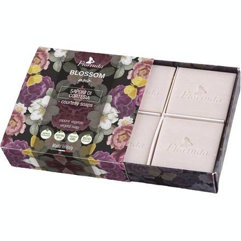Набор мыла Florinda Черные цветы, 100 г (4 шт. х 25 г) - Pampik
