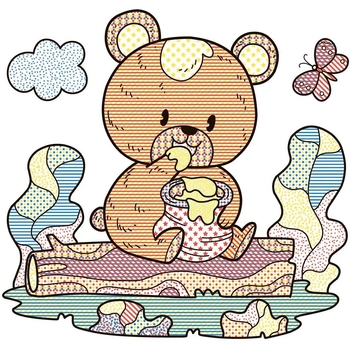 Водяні розмальовки Талант Кумедні тварини (8w-funnyanim) - Pampik - 4