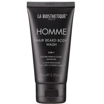 Гель для тіла, волосся та бороди La Biosthetique Homme Hair Beard Body Wash 200 мл - Pampik