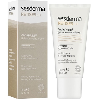 Омолоджуючий гель для обличчя Sesderma Retises Nano 0,15% Gel, з ретинолом, 30 мл - Pampik