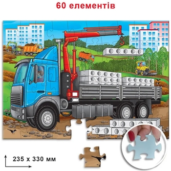 Пазл Київська фабрика іграшок Грузовик 60 элементов - Pampik - 3