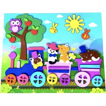 Набор для творчества Аплі Краплі Мягкая аппликация Котики (МА-17) - Pampik