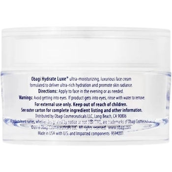 Увлажняющий крем для лица Obagi Hydrate Luxe 48 г (362032070209) - Pampik - 4