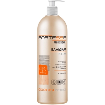 Бальзам Fortesse Professional Color Up & Protect Стійкість кольору для фарбованого волосся, з дозатором, 400 мл - Pampik
