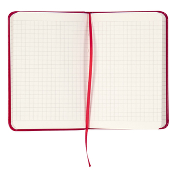 Книга записна Axent Partner A6- в клітинку 96 аркушів червона (8301-03-A) - Pampik - 4
