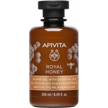 Гель для душа Apivita Royal Honey с эфирными маслами, с медом, 250 мл - Pampik