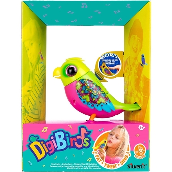 Інтерактивна пташка DigiBirds Нерозлучник (88602) - Pampik