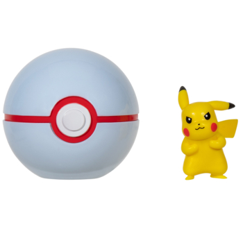 Игровой набор Pokemon W13 Clip N Go Pikachu + Premier Ball (PKW2664) - Pampik