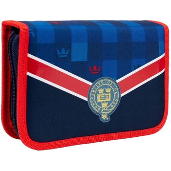 Пенал жесткий Yes HP-02 Oxford, 13х21х3 см, синий с красным (533433) - Pampik - 2