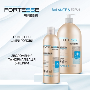 Шампунь Fortesse Professional Balance & Fresh, для всіх типів волосся, 400 мл - Pampik - 3