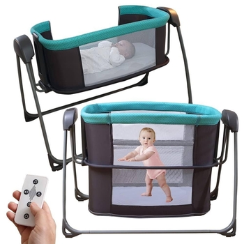 Ліжечко-люлька Mastela 8903 темно-сіре (25842) - Pampik - 5