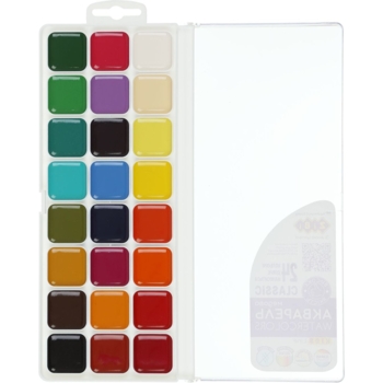 Краски акварельные Zibi Kids Line Classic 24 цвета (ZB.6587) - Pampik - 2