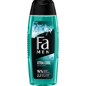 Гель для душу 2-в-1 Fa Men Xtra Cool Arctic Fresh, 250 мл - Pampik