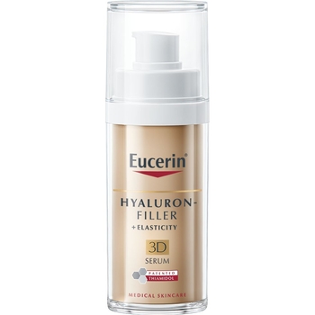 Потрійна сироватка Eucerin Hyaluron-Filler+Elasticity 3D для біоревіталізації та підвищення пружності шкіри, 30 мл - Pampik