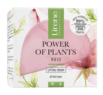 Крем для лица Lirene Power Of Plants Rose Lifting Cream 50 мл - Pampik - 2