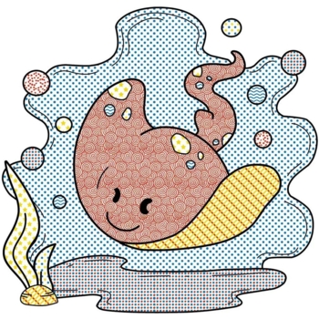 Водяні розмальовки Талант Морські тварини (8w-seanim) - Pampik - 4