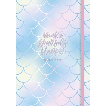 Зошит для ескізів Muse, А5, без лініювання, 80 арк., make yourself happy (A5-3C-080-377) - Pampik