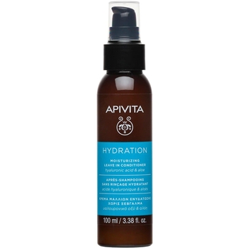 Зволожуючий незмивний кондиціонер Apivita, з гідролізованою гіалуроновою кислотою та алое, 100 мл - Pampik