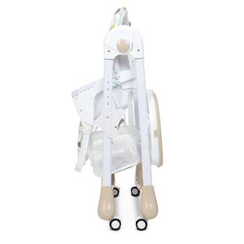 Стільчик для годування Bambi M 3233 Dino Beige, бежевий (23666) - Pampik - 7