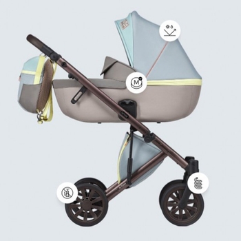 Універсальна коляска 2 в 1 Anex E-Type SE02 wilson, різнокольорова (25689) - Pampik - 13