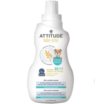 Средство для стирки детского белья Attitude Sensitive Skin, 1 л - Pampik
