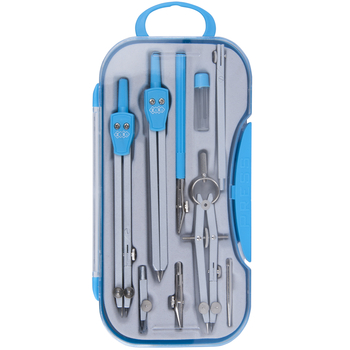 Готовальня ZiBi Сollege 9 предметів темно-синя (ZB.5314CL-03) - Pampik