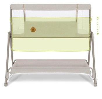 Ліжечко приставне Lionelo Luna Beige Sand, бежевий - Pampik - 11