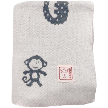 Дитяча ковдра Kaiser Тваринки Органік, 100х80 см, молочна (65220) - Pampik - 3