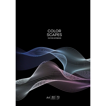 Зошит загальний Student, А4, в лінію, 40 арк., чорний (A4-040-5219L) - Pampik