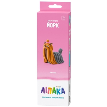 Набір пластиліну Ліпака Собачі історії Йорк (30118-UA01) - Pampik