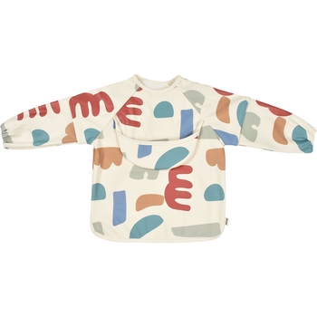 Нагрудник-фартух Beaba з рукавами, різнобарвний (913576) - Pampik