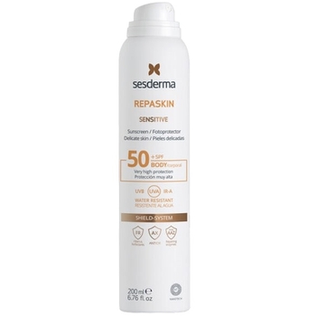 Сонцезахисний спрей для тіла Sesderma Repaskin Sensitive Transparent Spray SPF 50, 200 мл - Pampik