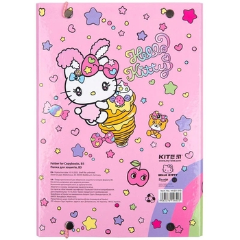 Папка для тетрадей Kite Hello Kitty на резинке В5 (HK23-210) - Pampik - 4