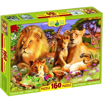 Пазл Київська фабрика іграшок Львы 160 элементов - Pampik