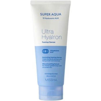 Пенка для лица Missha Super Aqua Ultra Hyalron 200 мл - Pampik