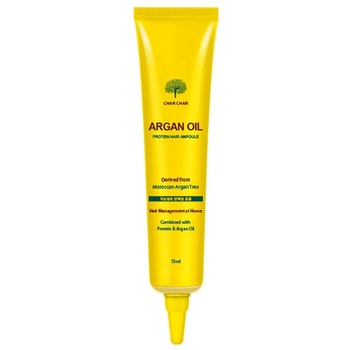 Сироватка для волосся Char Char Argan Oil Protein Hair Ampoule з аргановим маслом, 15 мл - Pampik