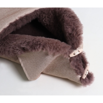 Конверт теплий Kaiser Toffee з натуральної овчини, пісочний меланж (6512574) - Pampik - 6