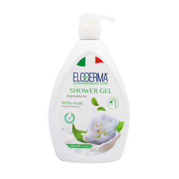 Гель для душу Eloderma Білий мускус, 1 л - Pampik