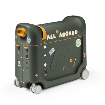 Валіза-ліжечко для подорожей Stokke JetKids Bedbox Golden Olive, темно-зелена (534507) - Pampik - 4