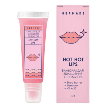 Бальзам для увеличения губ Mermade Hot Hot Lips, 10 мл - Pampik