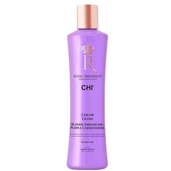 Кондиционер для нейтрализации желтизны волос CHI Royal Treatment Color Gloss Blonde Enhancing Purple Conditioner 355 мл - Pampik