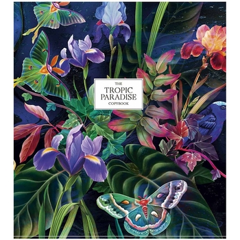 Набір зошитів Школярик Tropic paradise, в клітинку, 96 аркушів, УФ-лак, 5 шт. (096-3254K) - Pampik - 5