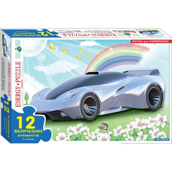 Игра-пазл Київська фабрика іграшок Супер авто 12 элементов - Pampik