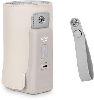 Підігрівач пляшечок Lionelo Thermup Go Plus Beige Sand Портативний, бежевий - Pampik - 3
